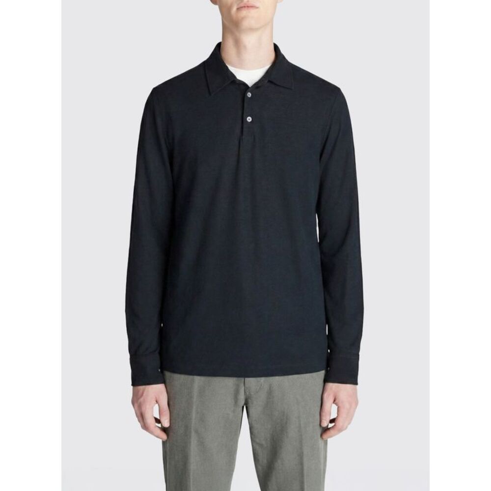 Zanone Polo Shirt Men Blue